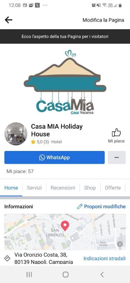 Casa Mia Holiday House Неаполь Экстерьер фото